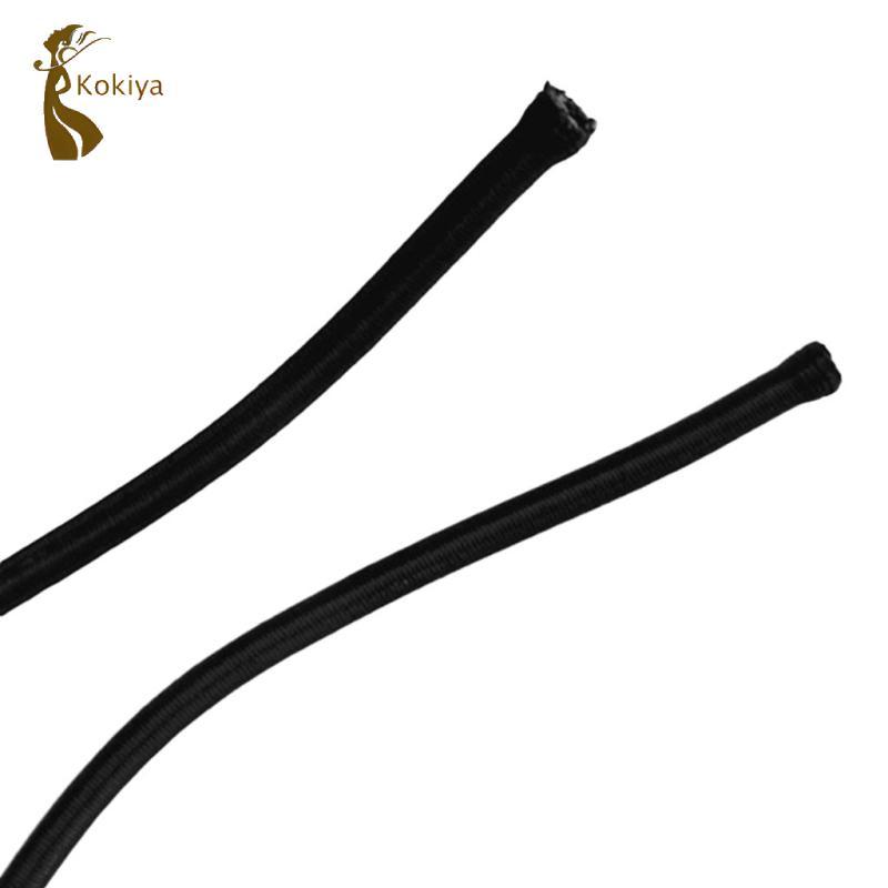 Dây chống sốc thun chắc chắn 10mm màu đen, phù hợp với nhiều kích cỡ giá đỡ nóc xe