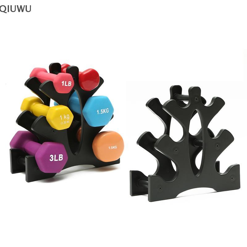 Giá đựng quả tạ 3 tầng QIUWU - Phù hợp phòng tập thể dục và văn phòng