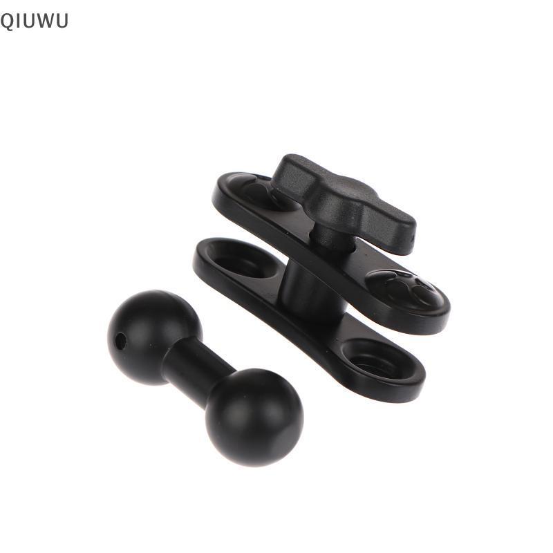 QIUWU Hợp Kim 17mm Gắn Bóng Nối Dài Adapter Xoay Thanh Nối Dài Cho Ô Tô Lỗ Thông Khí Bảng Điều Khiển Giá Đỡ Điện Thoại Phụ Kiện.