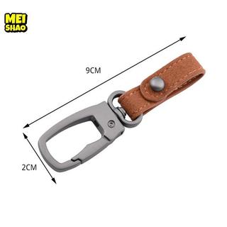 MeiShao Handmade Móc Khóa Da DIY, Phụ Kiện Xe Hơi Cao Cấp, Quyến Rũ Nam, Vòng Chìa Chìa