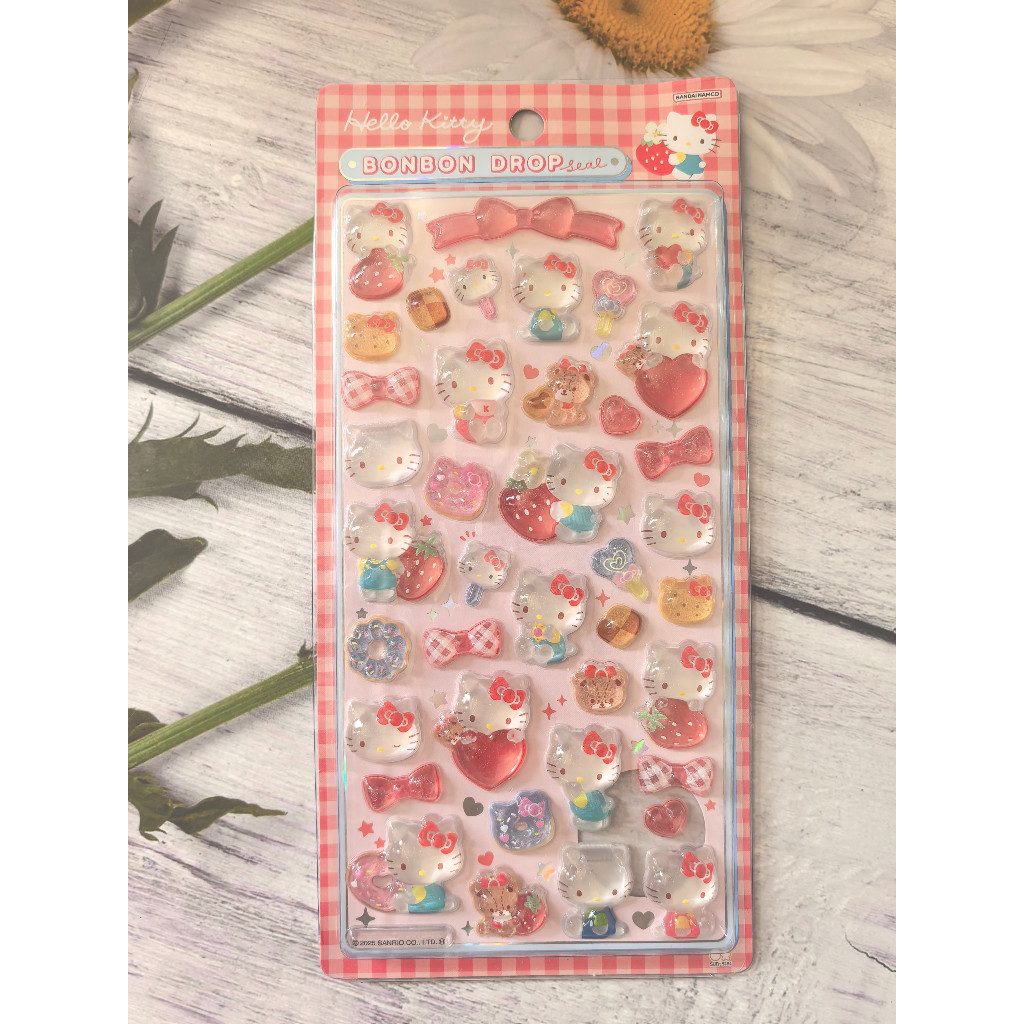 Sticker 3D Crystal Kawaii Sanrio | Kuromi My Melody Hello Kitty Cinnamoroll | DIY Trang Trí Vỏ Điện Thoại Ngọt Ngào