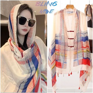 Du lịch biển khăn lụa mỏng chống nắng cho nữ - Mang lại cảm giác mát rượi trong mùa hè
