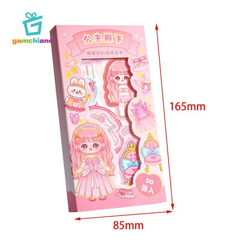 Gamchiano 50x Làm Nhãn Dán Mặt Sách Phần Thưởng Lớp Học Hợp Thời Trang Công Chúa Miếng Dán Sách