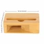 Bộ khuếch đại điện thoại tre YRBWD, Bộ khuếch đại âm thanh gỗ tre 10x6x3cm, khuếch đại âm thanh Echo khuếch đại Đế để bàn sử dụng văn phòng