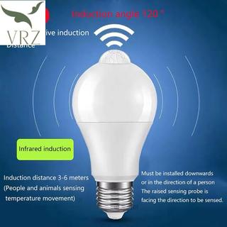 Bfvn E27 PIR Đèn cảm biến chuyển động 5W 9W 15W Bóng đèn LED có cảm biến chuyển động Đèn ngủ HOT