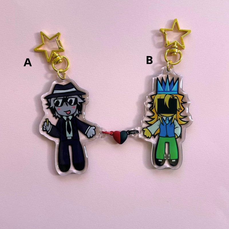 FORSAKEN Acrylic Keychains Magnetic  - RBL Chance Itrapped 007n7 Azure TwoTime Elliot Kawaii cartoon