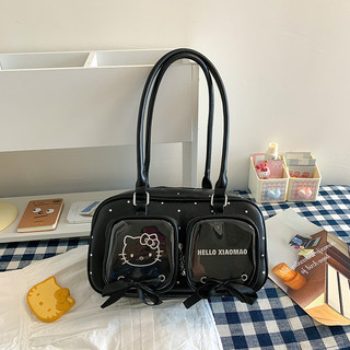 Dây đeo bướm Hello Kitty in hình túi đeo vai itabag PVC trong suốt dành cho nữ
