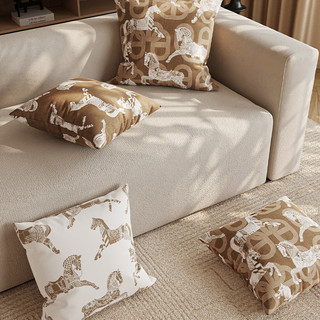 45x45cm Tìm Ánh Sáng Thời Trung Cổ Sang Trọng Retro Gối Pháp Màu Kem Cao Cấp Phòng Khách Sofa Đệm Phòng Ngủ Giường Gối Cao Cấp Cảm Giác 01