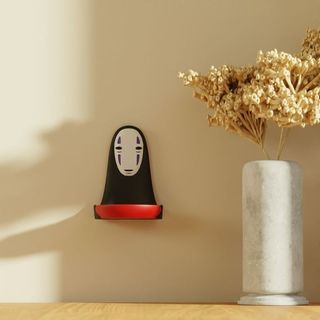 Spirited Away Vô Diện Nam Sáng Tạo Chìa Khóa Lưu Trữ Hoạt Hình Ngoại Vi Cửa Vào Hộp Bảo Quản Nhựa Treo Tường