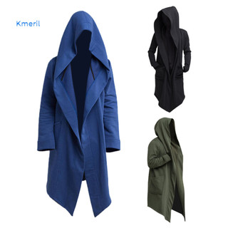 Áo khoác nam oversize trench coat màu trơn, phù hợp mùa thu