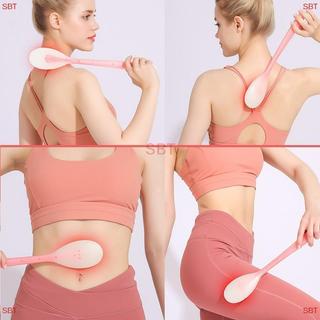 [SB] Dụng cụ bôi kem dưỡng da đa chức năng Silicone Tay cầm dài Bàn chải tắm Ba Applicator MỚI