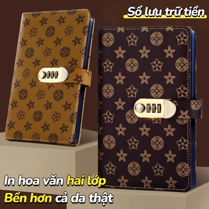 Sổ tiết kiệm đựng tiền khóa mật khẩu – 100 tờ giấy trong suốt, hỗ trợ quản lý chi tiêu hiệu quả，mẫu mã đẹp đa dạng,