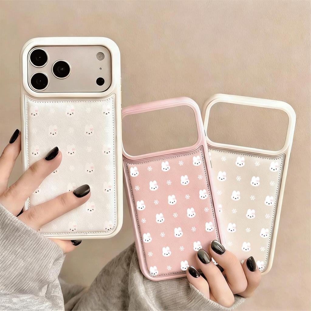 Mềm mại đáng yêu chấm nhỏ cho trường hợp iPhone 17Pro 15plus Nhật Bản Hàn Quốc 1312pro cá tính 11 lỗ lớn