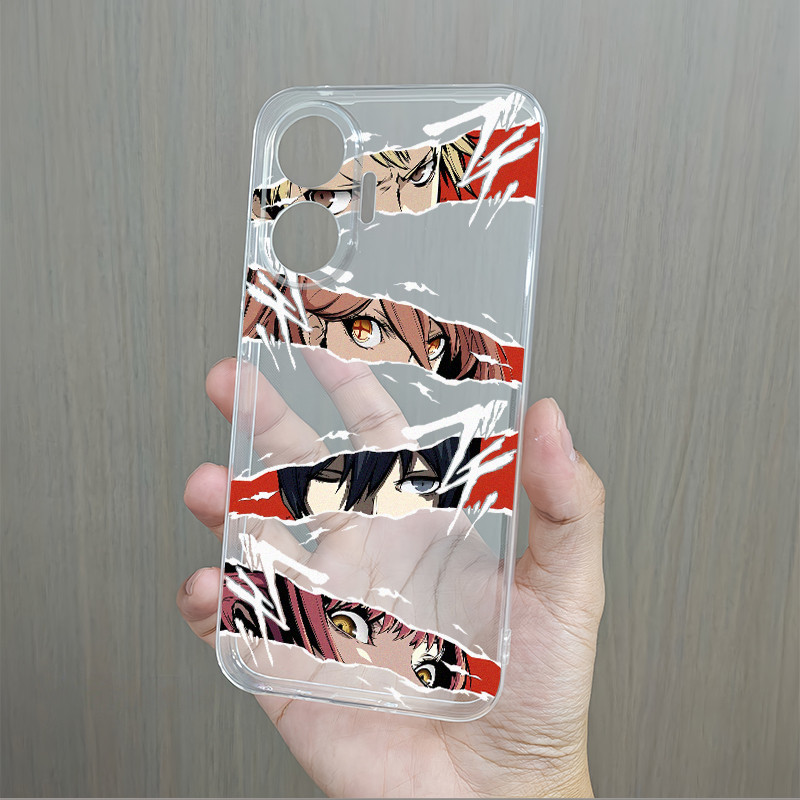 Dành Cho Redmi Turbo 4 Pro Note 15 Pro / 14 / 13 Mi 15T 14T K90 Pro Max Chainsaw Man Slim Soft Phone Case Cho Xiaomi 17 Pro Max Bảo Vệ Camera Chống Sốc Redmi Cover