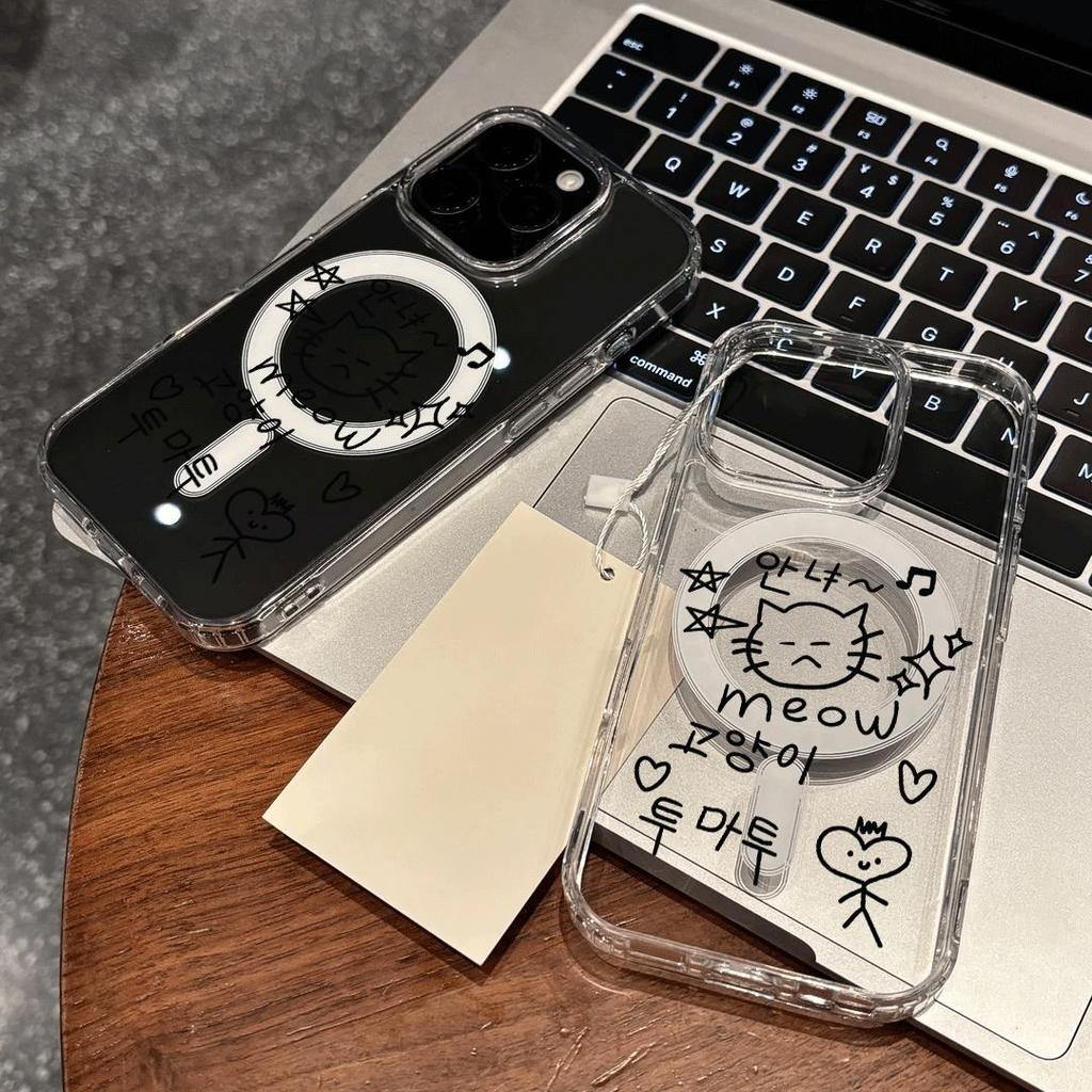 Vẽ tay thư cho iPhone1615plus trong suốt 1413promax trường hợp điện thoại 12 acrylic