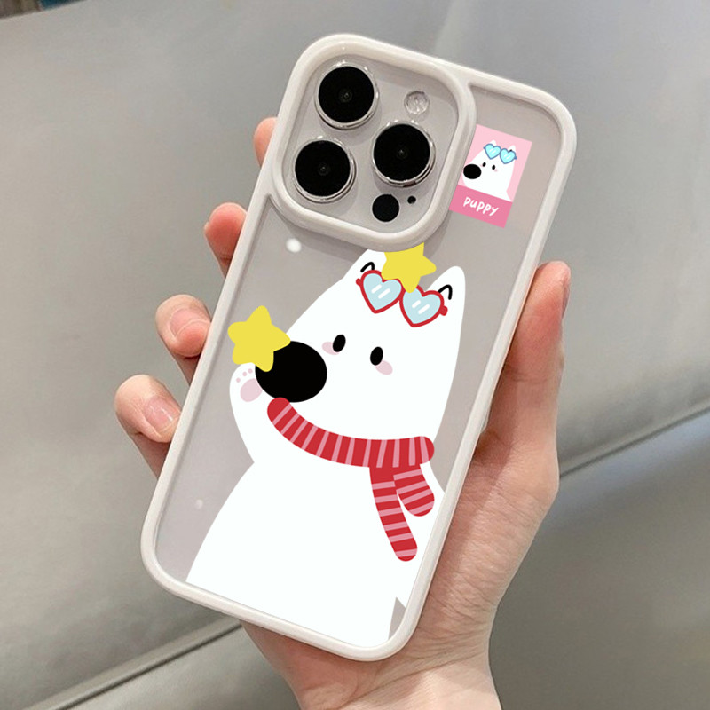 Ốp Lưng Cho Samsung S23 S24 FE S26 S24 S25 Ultra S23 S22 S21 Plus S20 S21 FE Động Vật Dễ Thương Acrylic Trong Suốt Chống Sốc