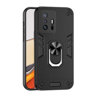 Dành Cho Xiaomi 11T / 11T Pro 5G Ốp điện thoại Chiến Binh Thiết Kế Lưng Cứng Có Giá Đỡ Nhẫn Chống Sốc Mềm TPU Nâng Cạnh Vỏ Mỏng