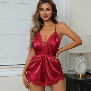Shop Mỏng Ice Silk Bộ Đồ Ngủ Nữ Sling Váy Ngủ Mùa Thu Gợi Cảm Quần Áo Nhà Thoải Mái Sling Bộ Đồ Ngủ