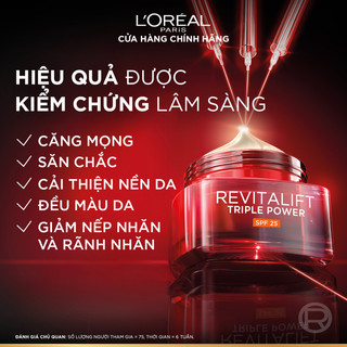 [QUÀ TẶNG KHÔNG BÁN] Dưỡng chất ba loại peptides giảm nhăn, săn chắc da L'Oréal Paris Revitalift Triple Power 6ml