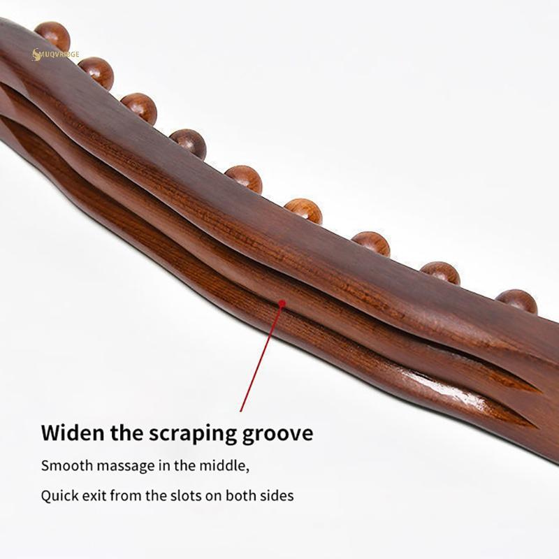 MUQV 37 Hạt Đa Năng Ba Massage Tendons Cạo Sti Point Treatment Gua Sha Relax Therapy Tool Máy Mát Xa Bụng (Nhựa) n