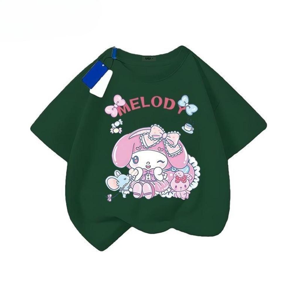 mịn mềm thoải mái in xinh xắn Áo thun 100% cotton nữ 2025