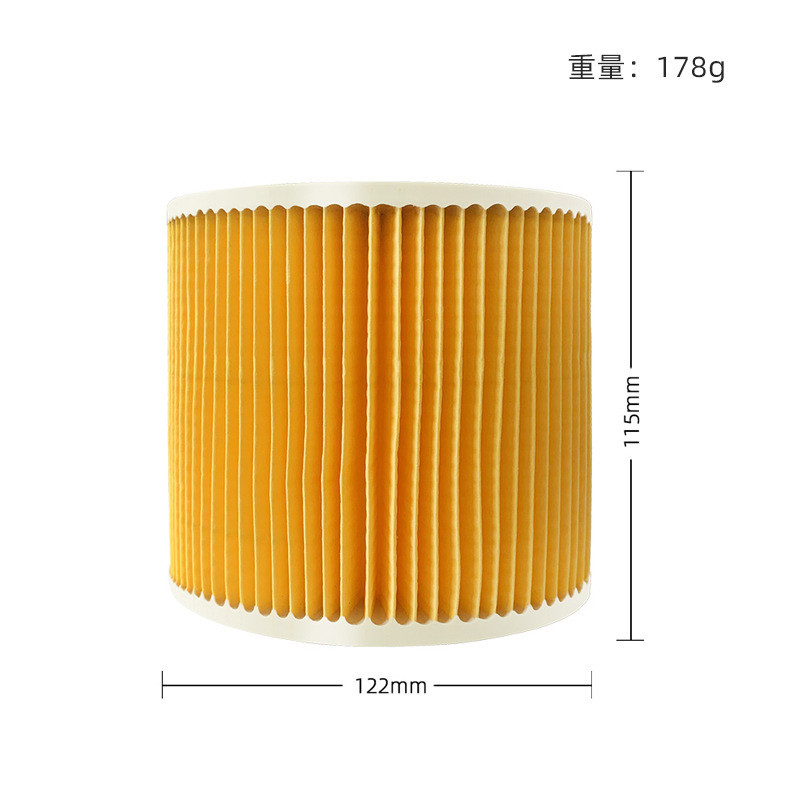 Thích hợp cho phụ kiện máy hút bụi Karcher Karcher Phần tử lọc NT20 / 1 NT30 / 1 WD3 Series 6CIE