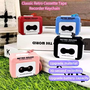 Mặt dây chuyền ghi âm Mini sáng tạo với móc khóa cá nhân để ghi âm, thích hợp cho quà tặng sinh nhật