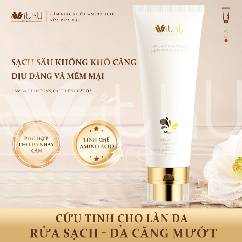 WithUpure Sữa Rửa Mặt Chăm Sóc Da Nhẹ Nhàng 100g - Cho Da Dầu Mụn Tuổi Dậy Thì - Thành Phần Nhẹ Nhàng, Không Gây