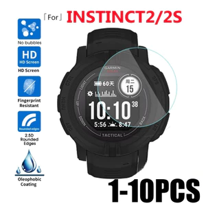 1-10 Chiếc Đồng Hồ HD Kính Cường Lực Đồng Hồ Bảo Vệ Màn Hình Cho Vivoactive 3 4 4S 5 HR Huấn Luyện Âm Nhạc Xu Hướng Thể Thao Cho Epix Pro Gen 2 42mm 47mm 51mm HD 9H Phim Bảo Vệ Màn Hình