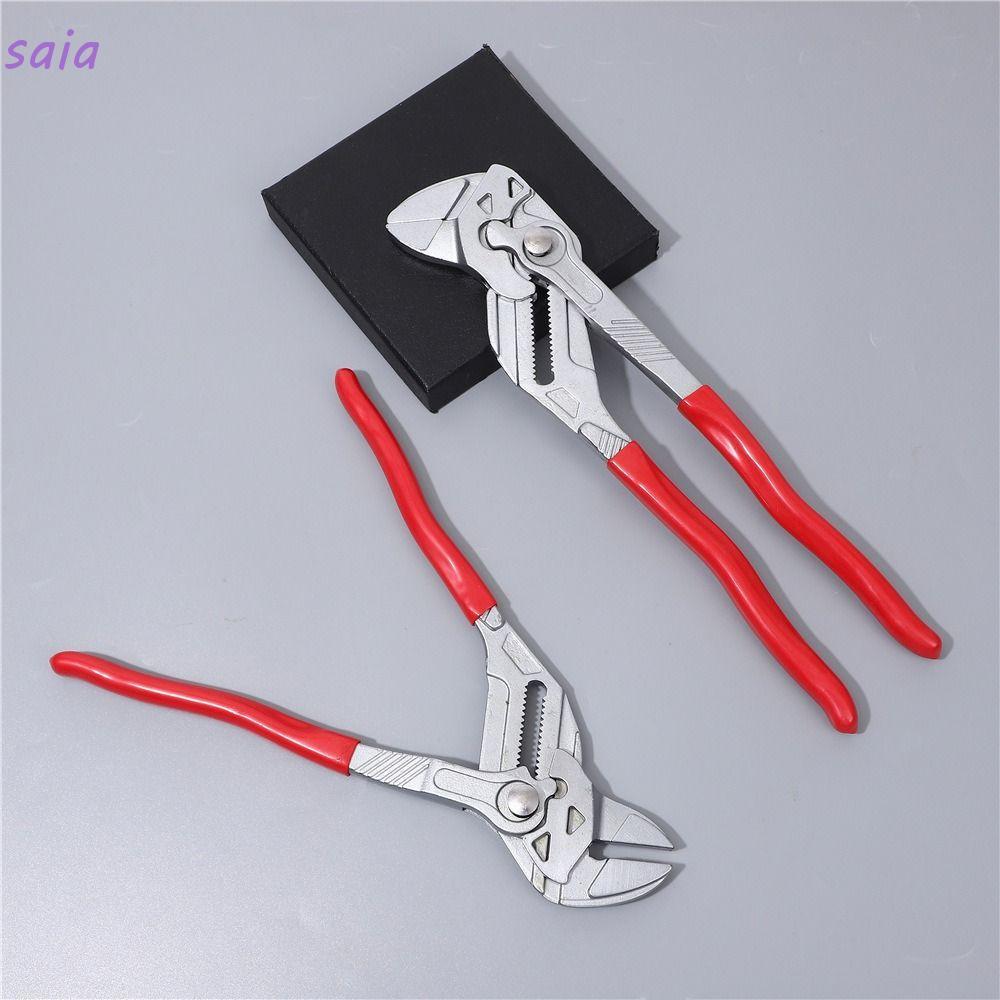 Kẹp đa năng SAIA, Kìm bơm nước nhanh có thể điều chỉnh, Kìm ống nước mở lớn cầm tay bền 10 inch Hộ gia đình