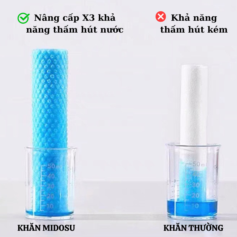 Khăn mặt khô dùng một lần Minaier, khăn mặt gói lớn 600g an toàn cho da chất lượng