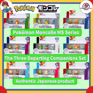 TAKARA TOMY Pocket Monsters 30th Anniversary Moncolle Starter Set of 3 from Various Regions