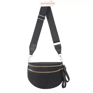 Túi đeo chéo TONFASHION, Túi Bum màu trơn nhẹ, Túi đeo chéo dây đeo có thể điều chỉnh hợp thời trang đầy màu sắc Mặc thường ngày