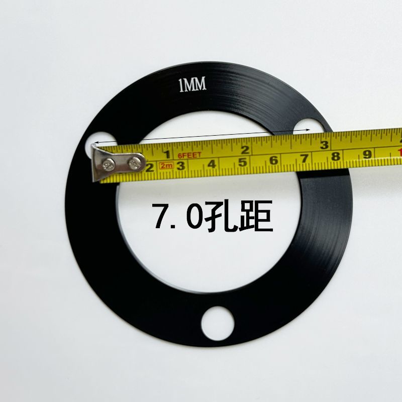 Ba Xoay Ba Mặt bích 7.0 Lỗ Khoảng Cách Đệm Xe Máy Điện Sửa Đổi 3 Lỗ 5.7 Đĩa Phanh Xe Điện