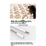 Lưới chống muỗi Yurt, phổ biến cho giường ngủ / tầng dưới ký túc xá dành cho sinh viên, phù hợp với giường 0,9m, có ba cửa chống bụi, Top vuông / Top nhỏ, Blackout mạnh / Phiên bản không bị mất điện — ảnh 6