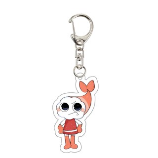NEW Cross-border Game Dandy's World Scraps World Mini Cute Dandy Vee Shelly Pebble acrylic keychain Pebble Keyrings
