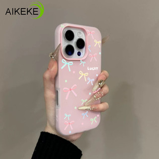 Ốp điện thoại nơ đầy màu sắc 2 trong 1 cho Honor 400 Pro Lite Smart 200 Pro 90 Smart 70 Lite Magic 7 6 5 Lite 4G 5G Vỏ mờ màu kẹo dễ thương có thể giữ ảnh Vỏ chống rơi