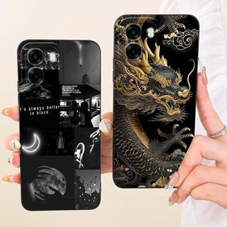 Thiết Kế Thời Trang Thẩm Mỹ Mèo Rồng Ốp Lưng Điện Thoại Oppo A6t 4G 5G A6T Pro Vỏ Silicon Mềm Chống Sốc CPH2847 CPH2849