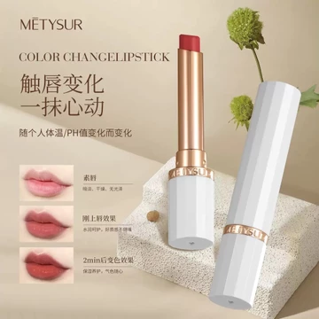 Tinh Dầu Meitixiu Dưỡng Ẩm Dưỡng Ẩm Ánh Sáng Nhăn Son Môi Đổi Màu 2g Dưỡng Ẩm Bóng Nam Nữ Sinh Viên Son Dưỡng Môi Son Dưỡng Môi