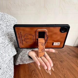 Ốp lưng cứng họa tiết chó con màu nâu cho Samsung Galaxy Tab A7Lite S6Lite 2024 A8 S9 FE S9FE S10FE S10Lite S11 A9 A9 + A11 A11 + Cover