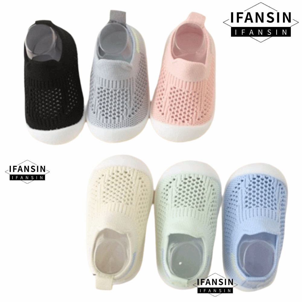 Giày Tất Trẻ Em IFASIN, Tất Sàn Mềm Chống Trơn Trượt, Chất Lượng Cao Nhẹ Thoáng Khí Cho Trẻ Sơ Sinh Tập Đi Dép Sneaker Bé Trai Bé Gái