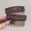 Lược chải tóc BORAGETE Bangs, Lược chải tóc dày dặn, Phụ kiện tóc thiết thực Sử dụng đa năng thanh lịch Lược chèn ngược dành cho nữ