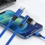 Treeling 60W USB C Sang USB C Cáp Sạc Nhanh 480Mbps Truyền Dữ Liệu Nylon Bện Góc Phải Loại C Cáp Cho Điện Thoại L
