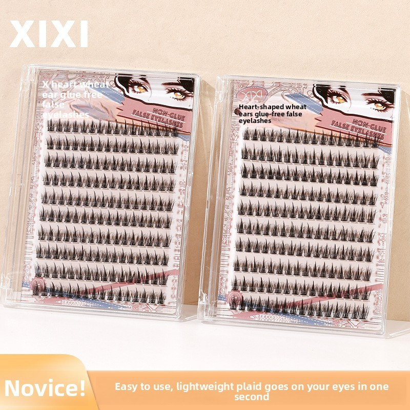 XIXI JM29 Mi Dưới Tự Nhiên Dạng Tia, Mi Giả Không Keo, Dễ Dán Trang Điểm Mắt