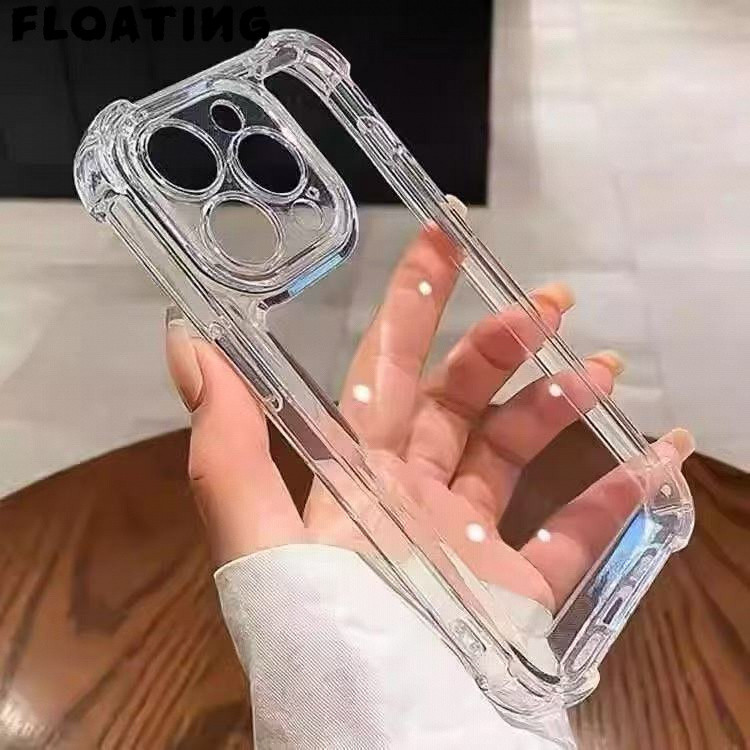 Ốp điện thoại silicon chống sốc trong suốt TPU cho iPhone 17 16 Pro Max 15 14 Plus 13 12 11 16e