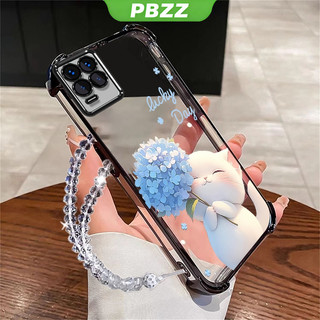 Ốp Lưng Cho realme 8 pro 4g realme 8 5g Vỏ Điện Thoại Vỏ Mềm Silicon Chống Sốc Thiết Kế Mới Thẩm Mỹ Trong Suốt Hoạt Hình Mèo Vòng Tay Cho Bé Gái SJSLLSHM01