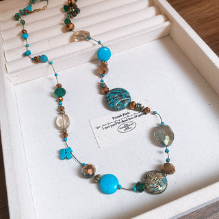 Vòng cổ bohemian giả đính hạt, sang trọng và thời trang cho xương đòn