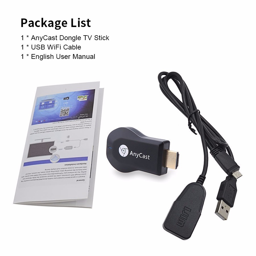 HDMI Anycast M9 plus truyền màn hình TV DLna Airplay Youbo Ezcast phiên bản mới 2026