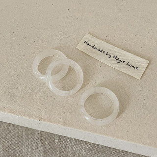 Nhẫn đá pha lê nhiều màu phong cách Hàn Quốc, thiết kế handmade, kiểu dáng đơn giản, đa năng