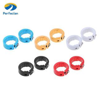 Perfeclan 1 Cặp Khóa Xe Đạp Nhẫn Cố Định Độ Dày 8 / 12 Mm Tay Cầm Thanh Tay Cầm Phần Cuối Hợp Kim Cho Tay Cầm 22,2mm